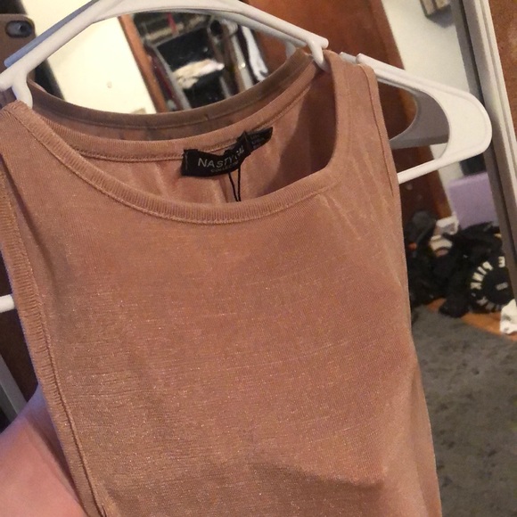 Floor length Nasty Gal semi sheer dress - Picture 3 of 8